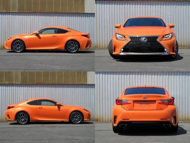 レクサス RC 350 F スポーツ ラヴァオレンジ レクサスRC350“Fスポーツ”（FR/8AT）／RC F（FR/8AT）【海外試乗