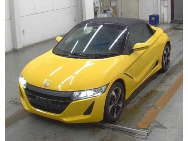Hobby JAPAN Honda S660 a Yellow 1/18