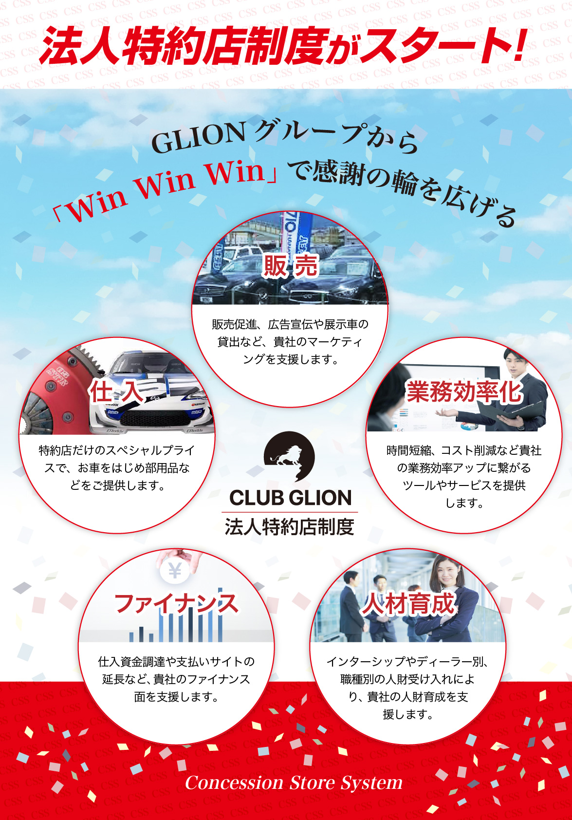CLUB GLION 法人特約店制度