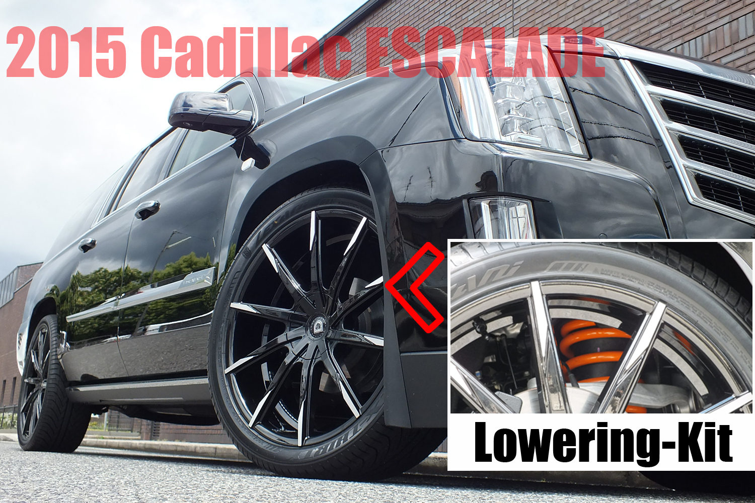 KNOCK ローダウン スプリング エスカレード キャデラック