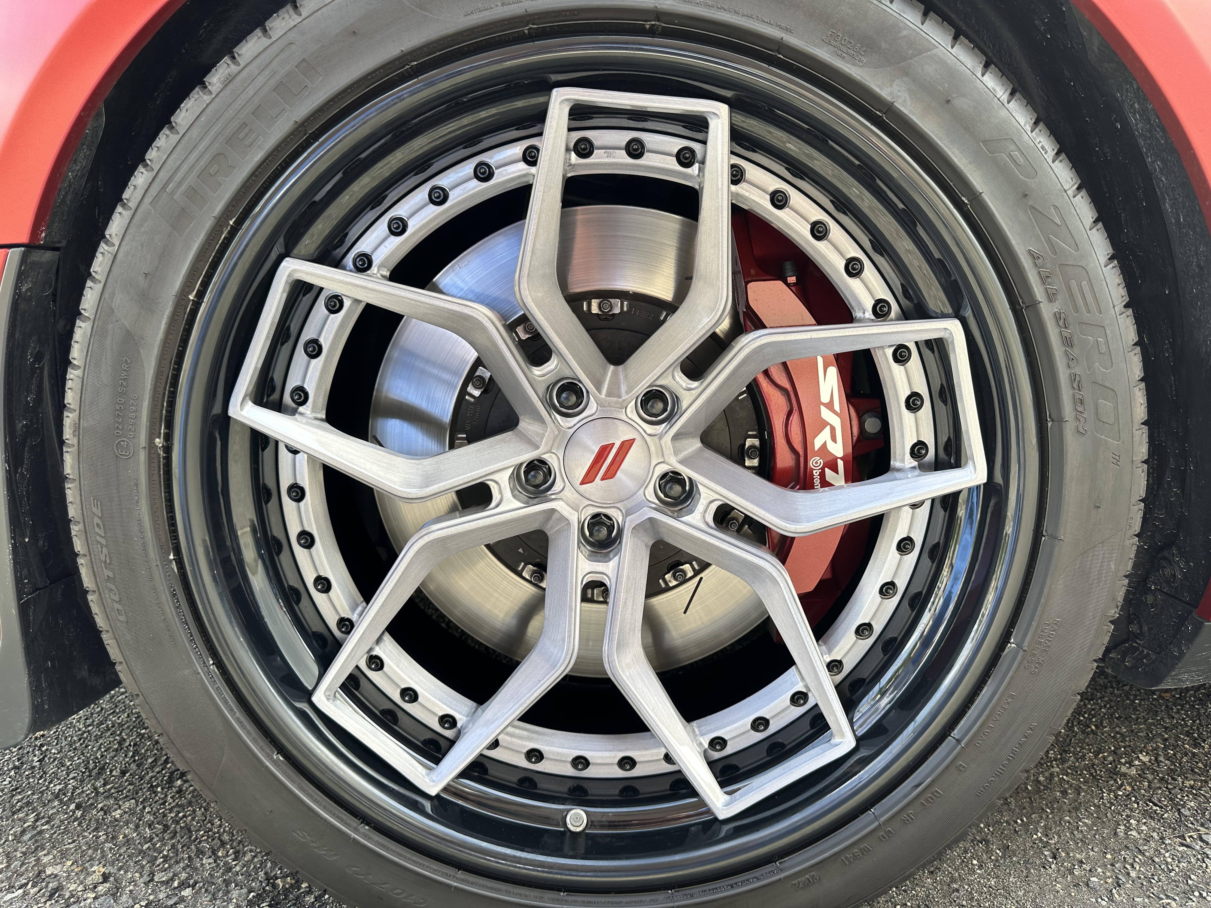 ブリッジ☆オーダー塗装　ブラウンXアイボリーリム　16インチ☆ アイドロン EML137C 1/18 lb nation フェアレディ Z(RZ34) (RS