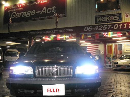 H.I.D装着　ボルボ　850　ワゴン