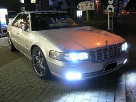 キャデラック セビル STS HID 取付け 12000k　フォグ　ヘッドライト　カスタム　アメ車　大阪　ガレージアクト