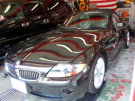 BMW Z4 オークション代行 車両販売 ガラスコート ガラスコーティング ジーゾックス アークバリア デュポン カスタム パーツ 販売 専門店 大阪 ガレージアクト