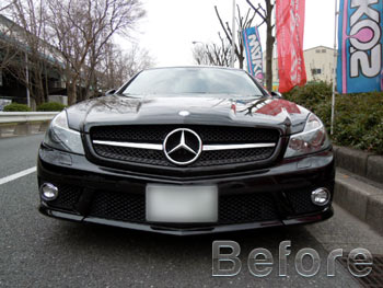 メルセデスベンツ SL63AMG ワイドボディ BLACK 装着 鈑金 取付 販売 WORKS グノーシスGS2 ホイール 輸入車 専門店 大阪 ガレージアクト