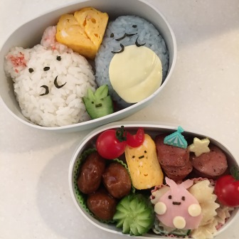 キャラ弁　お弁当　作り方　きゅうりの飾り切り　デコふり　すみっコぐらし　遠足　池田市　車　車屋　ベンツ　ポルシェ　輸入車　中古車　新車　大阪　関西　近畿