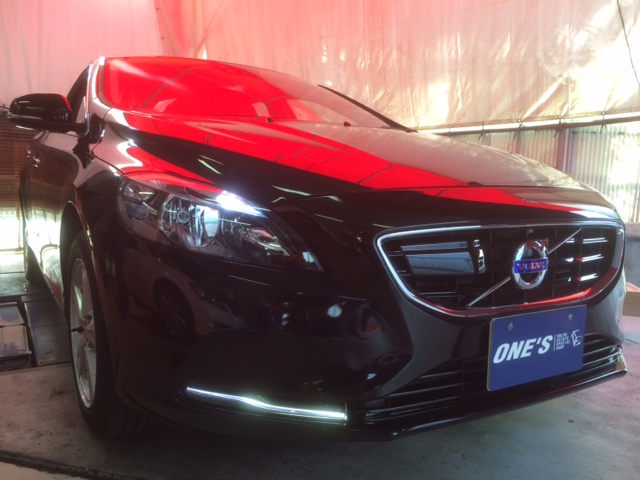 V40　デイライト　DRL　取付